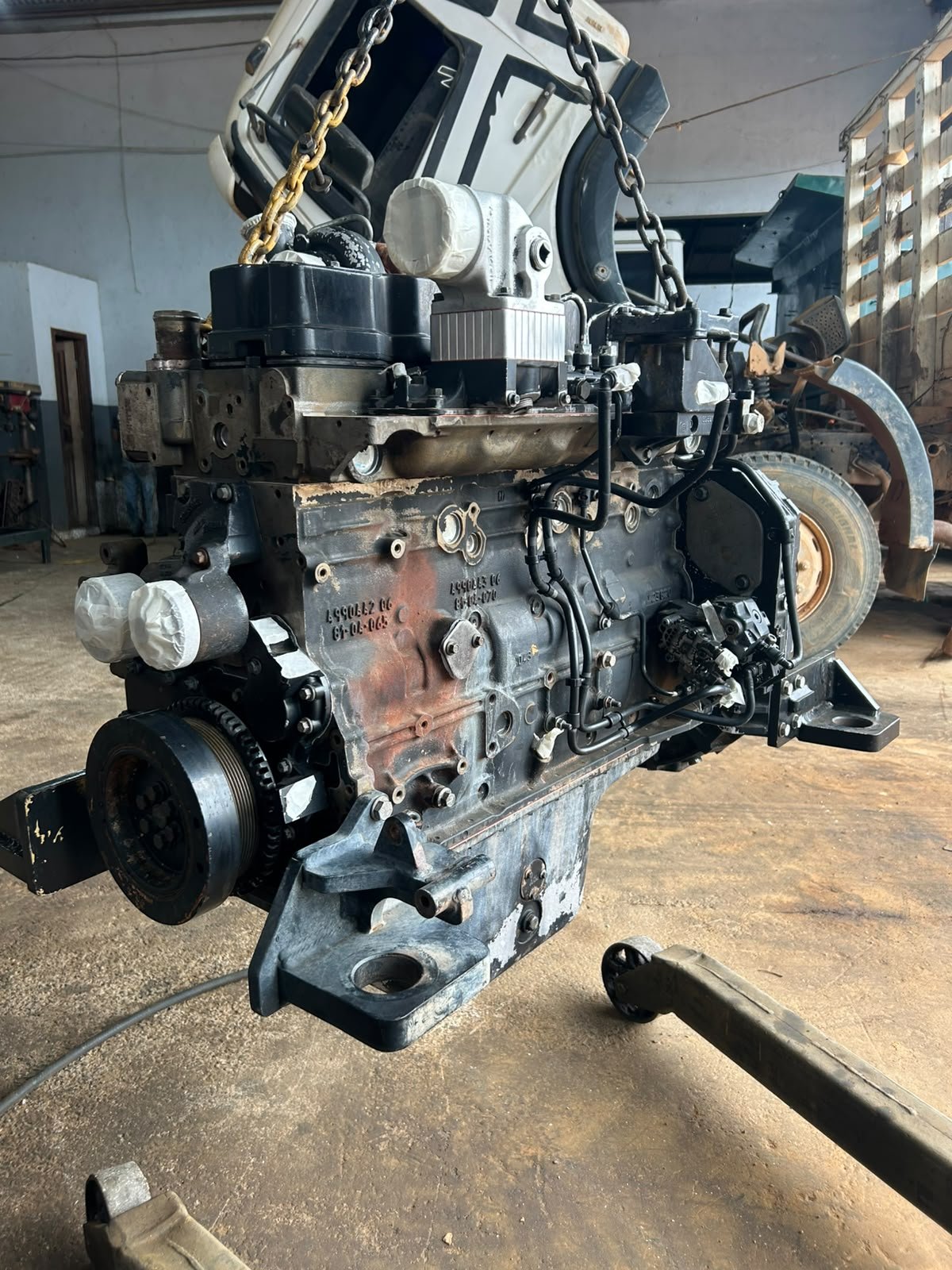 Cummins QSB 6 cilindros - trabalho real Motorbras