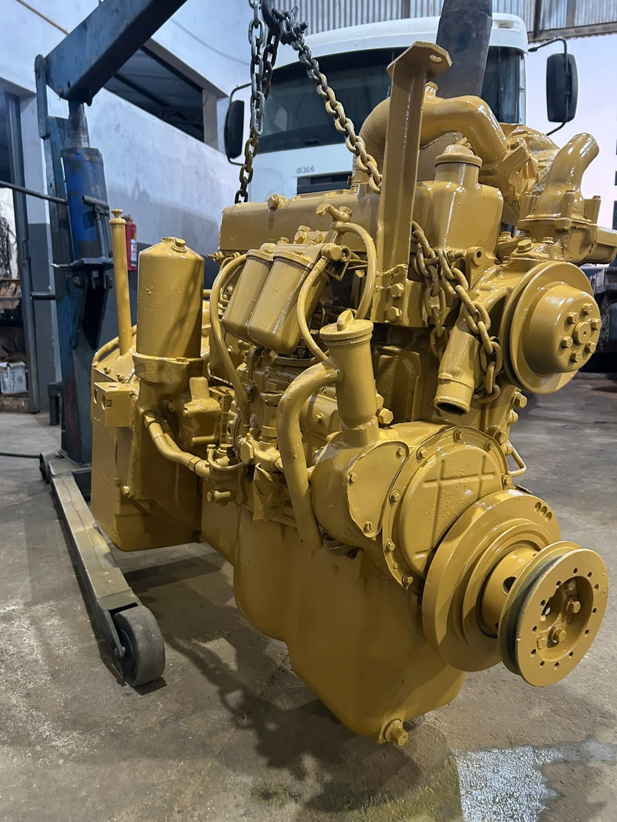 Mercedes-Benz OM352 6 cilindros - trabalho real Motorbras
