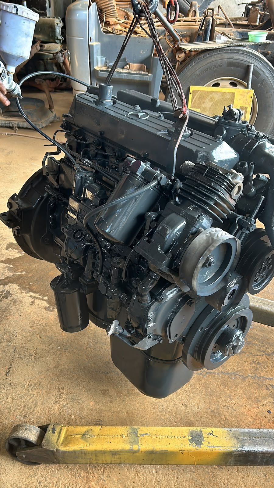 Mercedes-Benz OM366 6 cilindros - trabalho real Motorbras