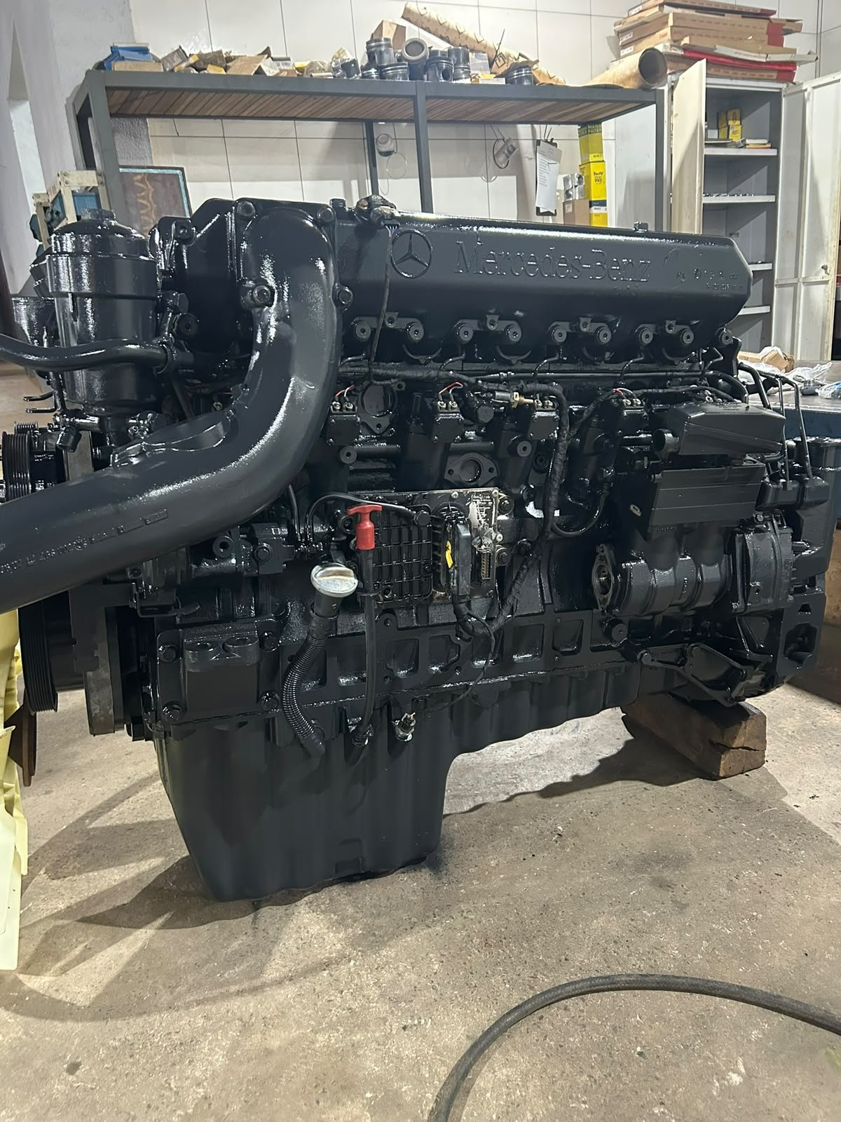Mercedes-Benz OM457 - trabalho real Motorbras