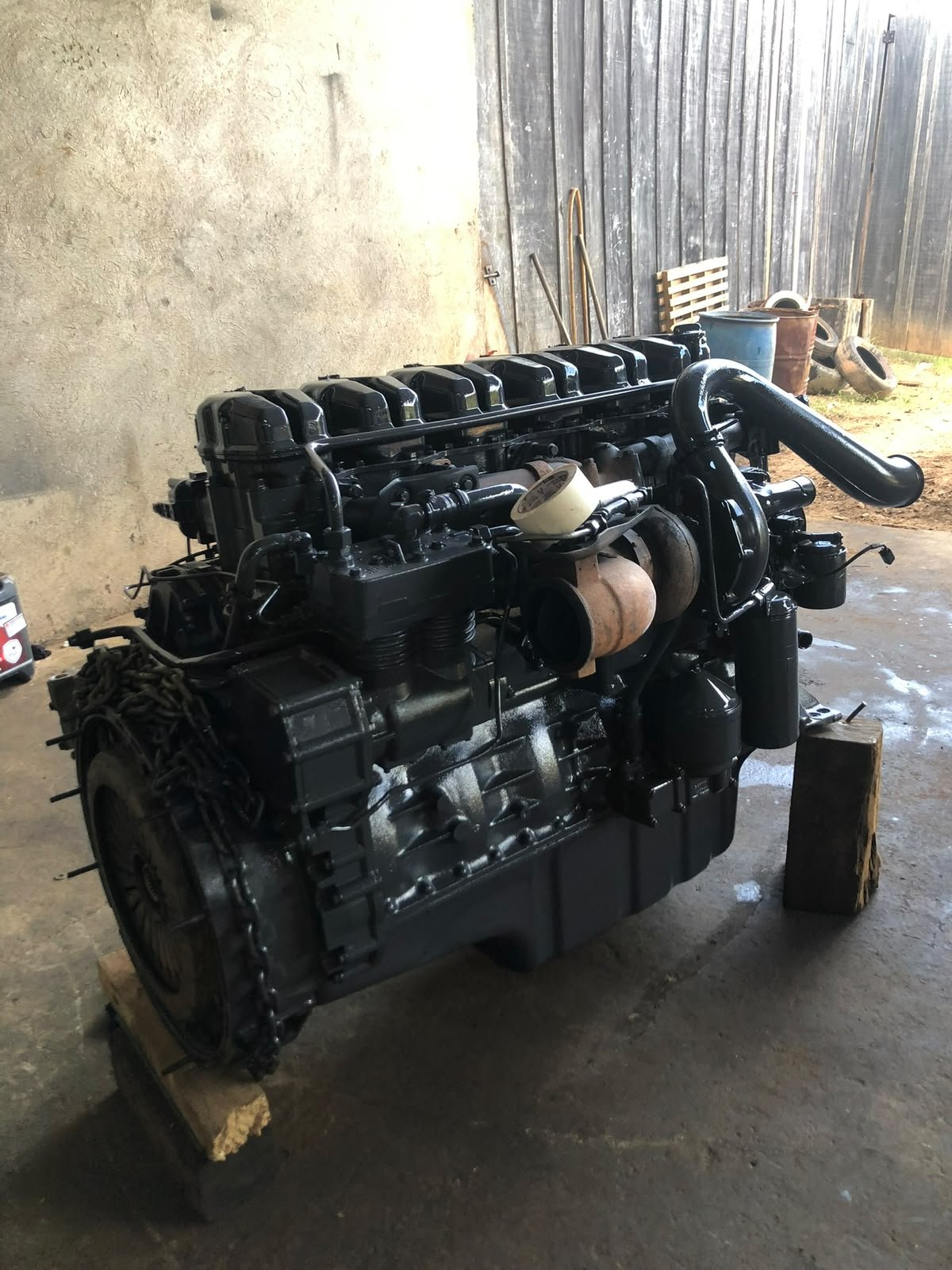 Scania 6 cilindros - trabalho real Motorbras